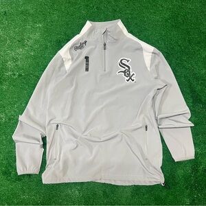 Gray Chicago White Sox Quarter-Zip Pullover